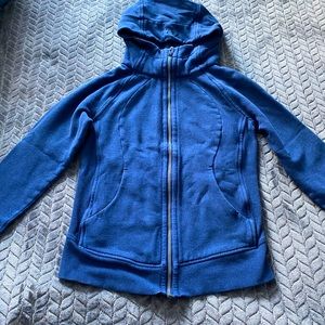 Lululemon blue scuba hoodie zip up.